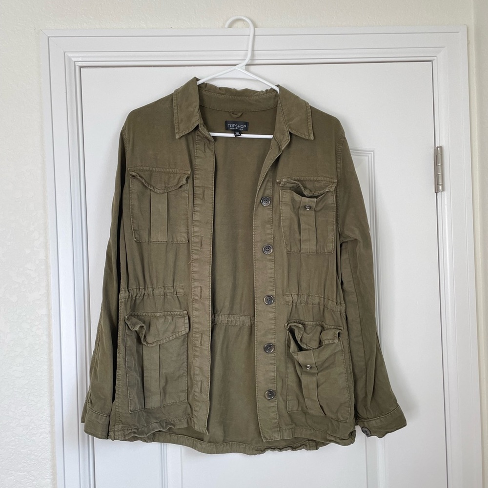 Top shop green jacket